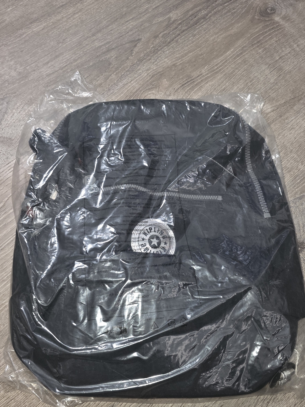 Kipling Black Classic Nylon Backpack